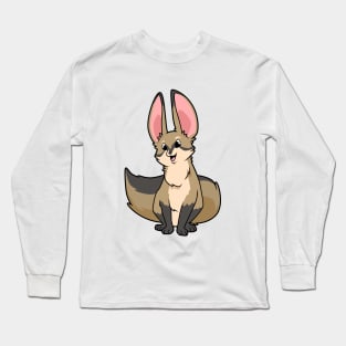 Kawaii Bat-eared fox Long Sleeve T-Shirt